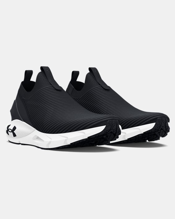 Unisex UA HOVR™ Phantom 2 IntelliKnit Slip Running Shoes, Black, pdpMainDesktop image number 3